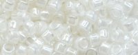 TOHO Aiko Precision Cylinder Bead. White Lined Crystal Luster TB-1030 (image for) TOHO Aiko Precision Cylinder Bead. White Lined Crystal Luster TB-1030