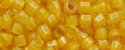 (image for) TOHO Aiko Precision Cylinder Bead. Yellow Lined Topaz Transparent TB-949