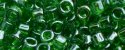 (image for) TOHO Aiko Precision Cylinder Bead. Kelly Green Transparent Luster TB-108B