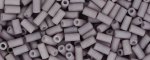 (image for) TOHO Size 1 Bugle Bead. 3mm Length-Dusty Rose Chalk Matte Opaque