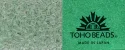 (image for) TOHO 11/o Round-Glow in the Dark-Mint Green / Bright Green. 11T2722