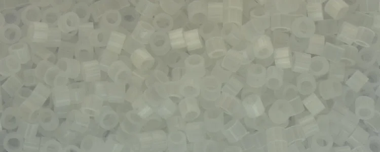 (image for) TOHO Aiko Precision Cylinder Bead. White Satin TB-1301