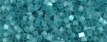 (image for) TOHO Aiko Precision Cylinder Bead. Light Blue Zircon Satin TB-1522