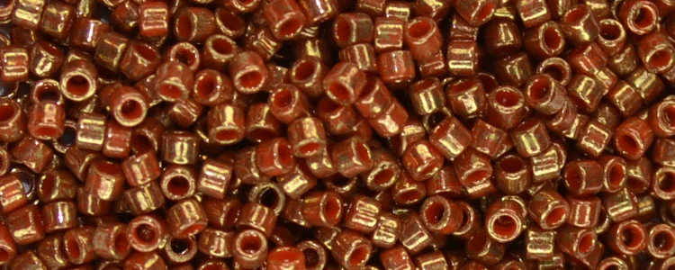 (image for) TOHO Aiko Precision Cylinder Bead. Hyacinth 24k Gilded Marbled Opaque TB-1707