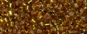 (image for) TOHO Aiko Precision Cylinder Bead. Honey Amber Silver Lined TB-2156S