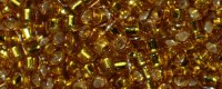 (image for) TOHO Aiko Precision Cylinder Bead. Honey Amber Silver Lined TB-2156S