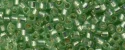 (image for) TOHO Aiko Precision Cylinder Bead. Light Mint Silver Lined TB-2244