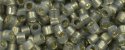 (image for) TOHO Aiko Precision Cylinder Bead. Silver Lined Black Diamond Frost TB-2250