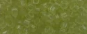 (image for) TOHO Aiko Precision Cylinder Bead. Pale Lime Translucent TB-2305