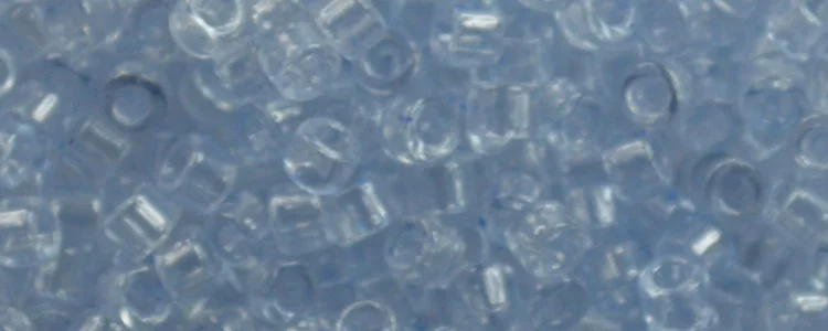 (image for) TOHO Aiko Precision Cylinder Bead. Pale Powder Blue Translucent TB-2308