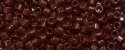 (image for) TOHO Aiko Precision Cylinder Bead. Dark Brown Opaque TB-46
