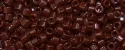 (image for) TOHO Aiko Precision Cylinder Bead. Dark Brown Opaque TB-46