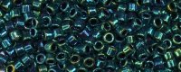 (image for) TOHO Aiko Precision Cylinder Bead. Teal Blue Iris Higher Metallic TB-506