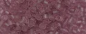 (image for) TOHO Aiko Precision Cylinder Bead. Light Amethyst Transparent Matte TB-6F