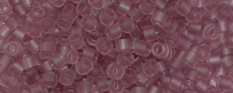 (image for) TOHO Aiko Precision Cylinder Bead. Light Amethyst Transparent Matte TB-6F