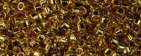 TOHO Aiko Precision Cylinder Bead. Gold Metallic (Triple dipped 24k Gold Plating) TB-712 (image for) TOHO Aiko Precision Cylinder Bead. Gold Metallic (Triple dipped 24k Gold Plating) TB-712