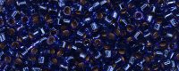 TOHO Aiko Precision Cylinder Bead. Copper Lined Sapphire Transparent TB-743 (image for) TOHO Aiko Precision Cylinder Bead. Copper Lined Sapphire Transparent TB-743