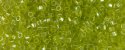 (image for) TOHO Aiko Hexagon Precision Cylinder Bead. Light Lime Transparent Luster TBC-105