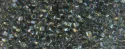 (image for) TOHO Aiko Hexagon Precision Cylinder Bead. Light Black Diamond Transparent Rainbow TBC-176