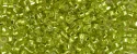 (image for) TOHO Aiko Hexagon Precision Cylinder Bead. Peridot Green Silver Lined TBC-24