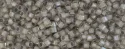 (image for) TOHO Aiko Hexagon Precision Cylinder Bead. Grey Lined Crystal Rainbow TBC-261