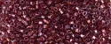 (image for) TOHO Aiko Hexagon Precision Cylinder Bead. Cranberry Gold Luster TBC-332