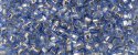 (image for) TOHO Aiko Hexagon Precision Cylinder Bead. Light Sapphire Silver Lined TBC-33