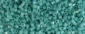 (image for) TOHO Aiko Hexagon Precision Cylinder Bead. Turquoise Opaque Rainbow TBC-413
