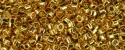 (image for) TOHO Aiko Hexagon Precision Cylinder Bead. 24k Gold Metallic TBC-712