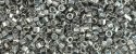 (image for) TOHO Aiko Hexagon Precision Cylinder Bead. Silver Metallic TBC-714