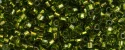 (image for) TOHO Aiko Hexagon Precision Cylinder Bead. Copper Lined Olivine TBC-742