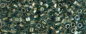 (image for) TOHO Aiko Hexagon Precision Cylinder Bead. Bronze Lined Aqua TBC-990