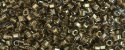 (image for) TOHO Aiko Hexagon Precision Cylinder Bead. Bronze Lined Black Diamond TBC-993