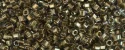(image for) TOHO Aiko Hexagon Precision Cylinder Bead. Bronze Lined Black Diamond TBC-993