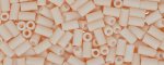 (image for) TOHO Size 1 Bugle Bead. 3mm Length-Cream Chalk Matte Opaque