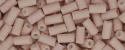 (image for) TOHO Size 1 Bugle Bead. 3mm Length-Rose Chalk Matte Opaque