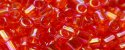 (image for) TOHO Size 1.5 Bugle Bead-Ruby Hyacinth Transparent Rainbow