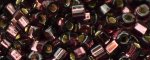 (image for) TOHO 1.5mm Cube Shape Seed Beads-Dark Amethyst Silver Lined