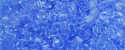 (image for) TOHO 1.5mm Cube Shape Seed Beads-Light Sapphire Transparent
