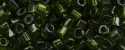 (image for) TOHO 1.5mm Cube Shape Seed Beads-Olivine Transparent