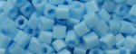 (image for) TOHO 2mm Cube Shape Seed Beads-Aqua Opaque