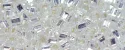 (image for) TOHO 2mm Cube Shape Seed Beads-Crystal Silver Lined