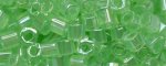 (image for) TOHO 1.5mm Cube Shape Seed Beads-Light Green Ceylon Pearl