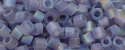 (image for) TOHO 1.5mm Cube Shape Seed Beads-Light Purple Transparent Rainbow Matte