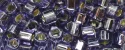 (image for) TOHO 2mm Cube Shape Seed Beads-Light Purple Silver Lined