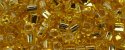 (image for) TOHO 2mm Cube Shape Seed Beads-Light Topaz Silver Lined
