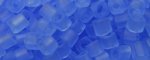 (image for) TOHO 1.5mm Cube Shape Seed Beads-Light Sapphire Transparent Matte
