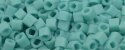 (image for) TOHO 2mm Cube Shape Seed Beads-Turquoise Matte Opaque