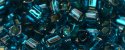 (image for) TOHO 1.5mm Cube Shape Seed Beads-Blue Zircon Silver Lined