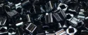 (image for) TOHO 2mm Cube Shape Seed Beads-Hematite Metallic